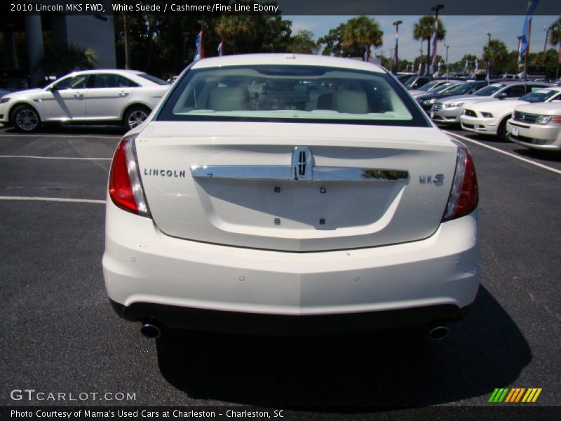 White Suede / Cashmere/Fine Line Ebony 2010 Lincoln MKS FWD
