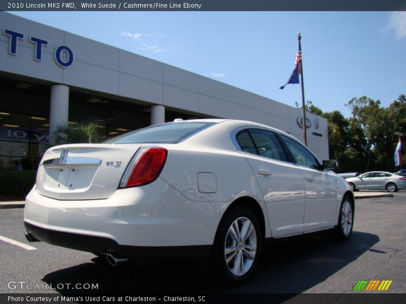 White Suede / Cashmere/Fine Line Ebony 2010 Lincoln MKS FWD