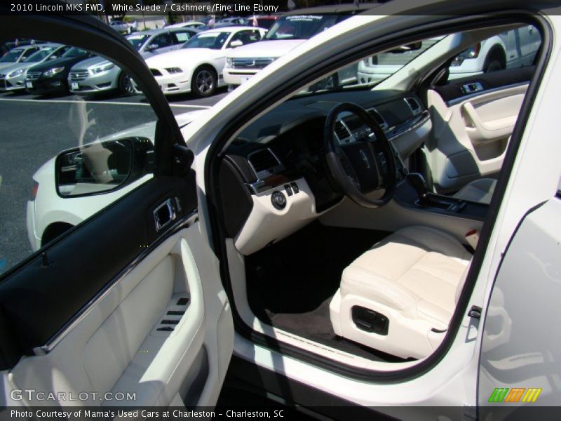 White Suede / Cashmere/Fine Line Ebony 2010 Lincoln MKS FWD