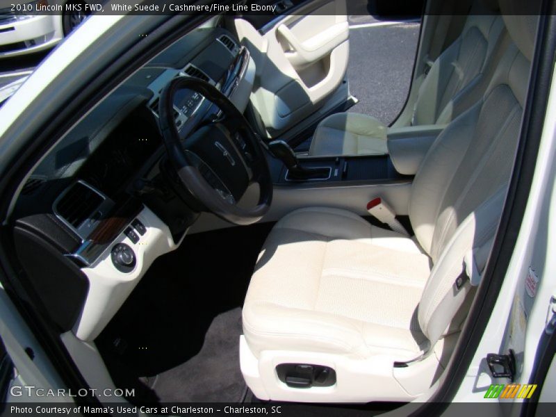 White Suede / Cashmere/Fine Line Ebony 2010 Lincoln MKS FWD