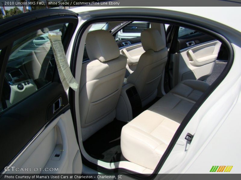 White Suede / Cashmere/Fine Line Ebony 2010 Lincoln MKS FWD