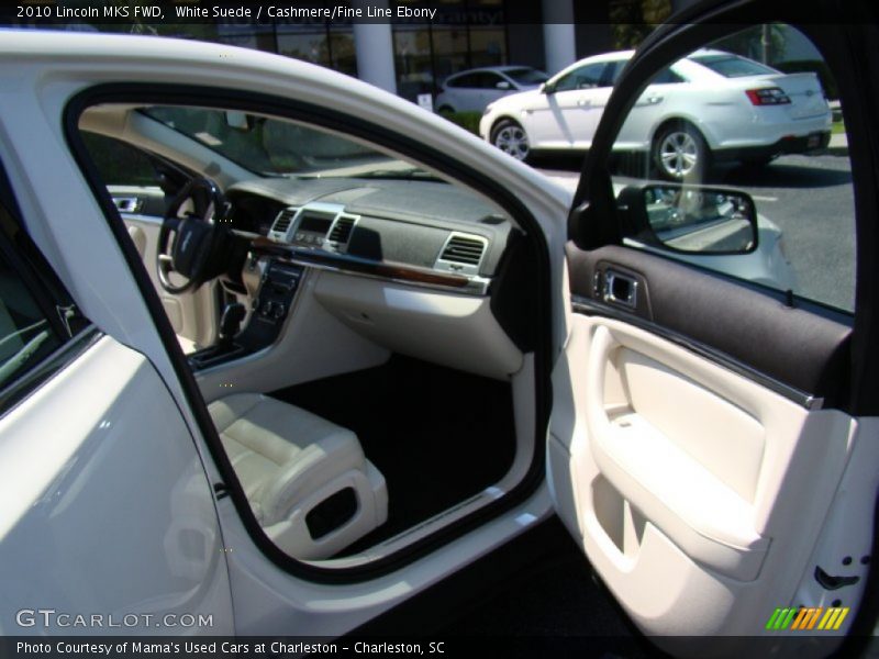 White Suede / Cashmere/Fine Line Ebony 2010 Lincoln MKS FWD