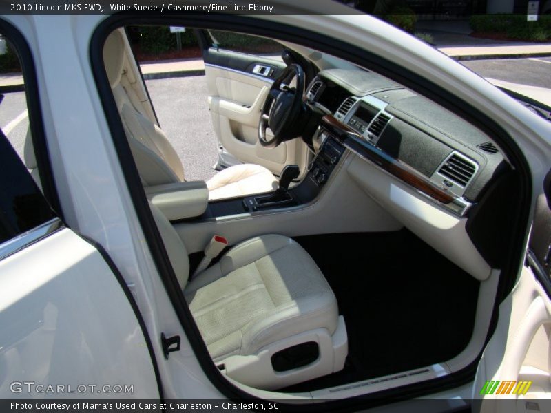 White Suede / Cashmere/Fine Line Ebony 2010 Lincoln MKS FWD