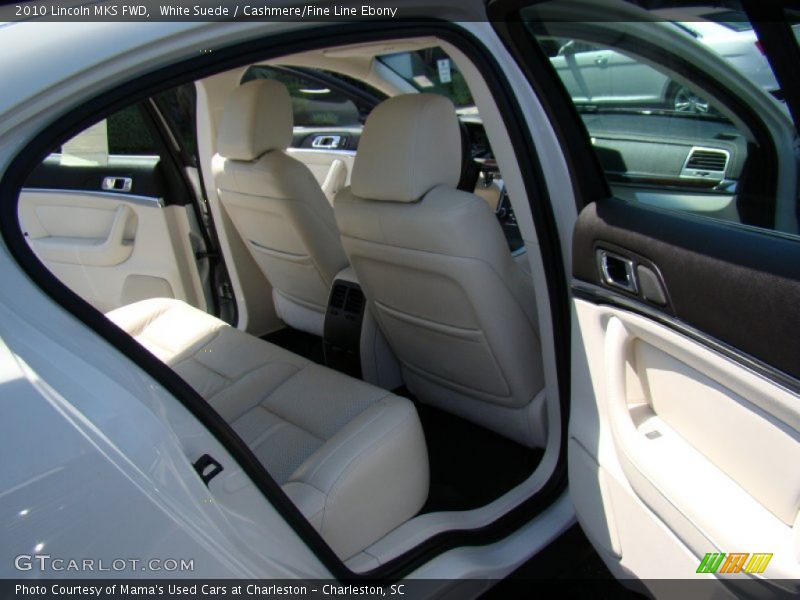 White Suede / Cashmere/Fine Line Ebony 2010 Lincoln MKS FWD