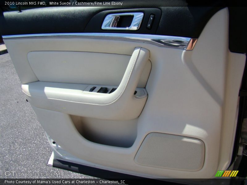 White Suede / Cashmere/Fine Line Ebony 2010 Lincoln MKS FWD