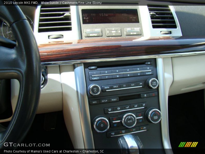 White Suede / Cashmere/Fine Line Ebony 2010 Lincoln MKS FWD