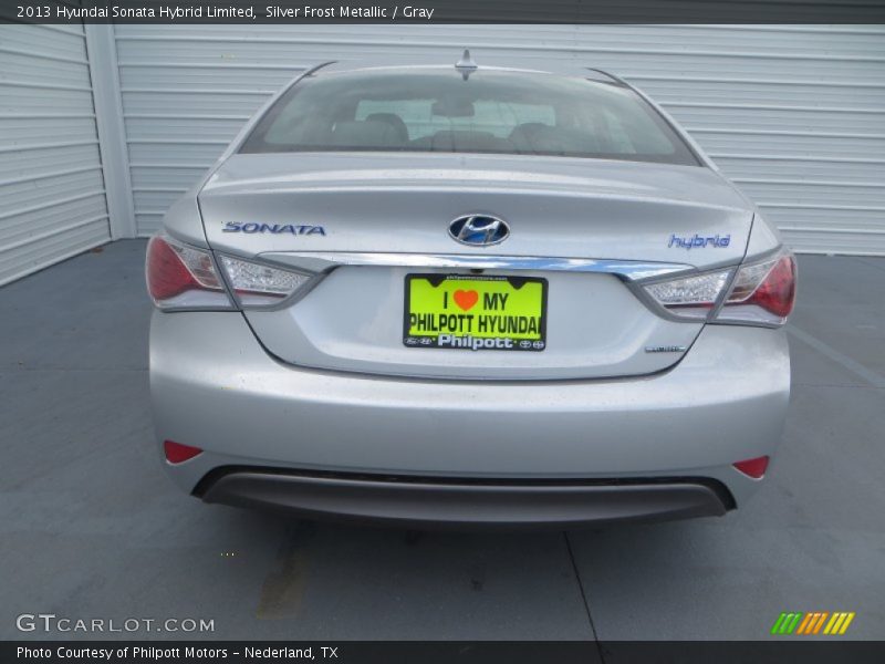 Silver Frost Metallic / Gray 2013 Hyundai Sonata Hybrid Limited