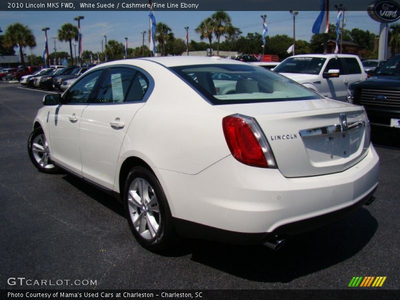 White Suede / Cashmere/Fine Line Ebony 2010 Lincoln MKS FWD