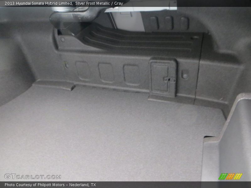 Silver Frost Metallic / Gray 2013 Hyundai Sonata Hybrid Limited