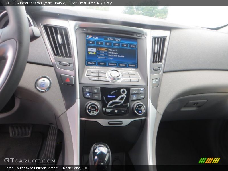 Silver Frost Metallic / Gray 2013 Hyundai Sonata Hybrid Limited