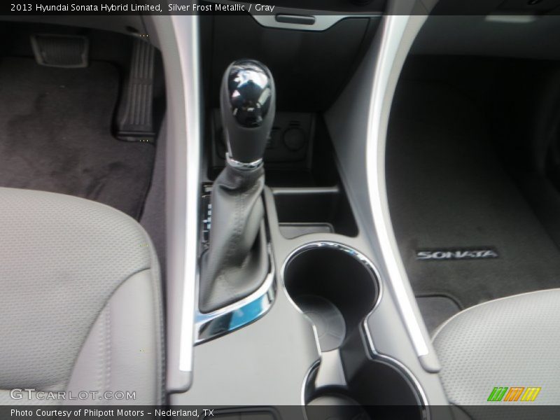 Silver Frost Metallic / Gray 2013 Hyundai Sonata Hybrid Limited