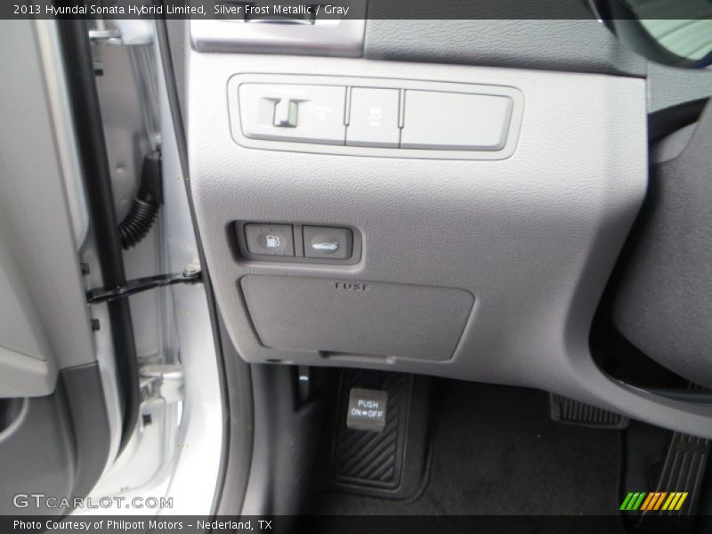 Silver Frost Metallic / Gray 2013 Hyundai Sonata Hybrid Limited
