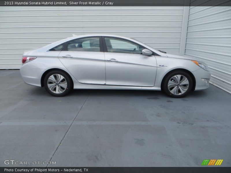 Silver Frost Metallic / Gray 2013 Hyundai Sonata Hybrid Limited