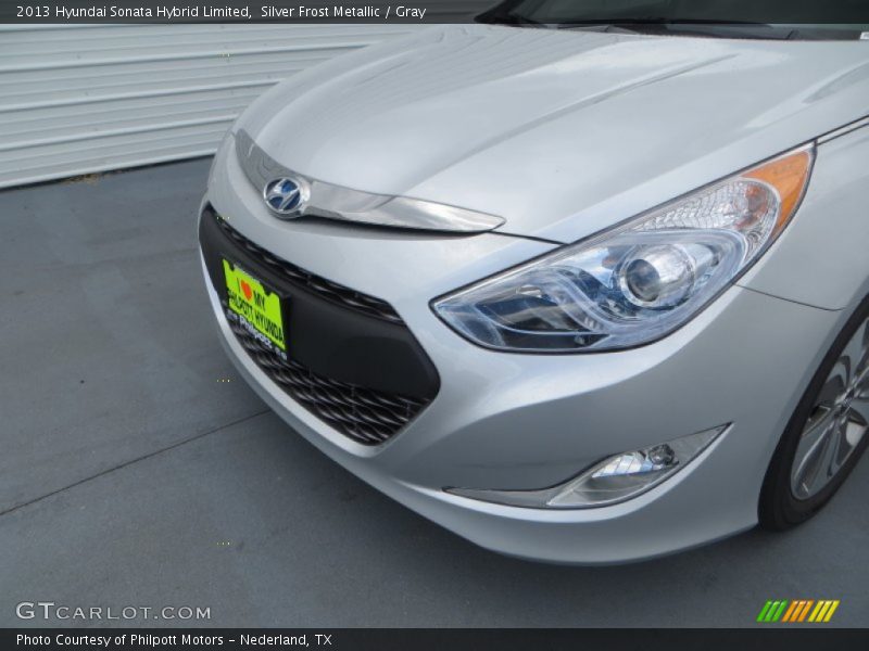 Silver Frost Metallic / Gray 2013 Hyundai Sonata Hybrid Limited