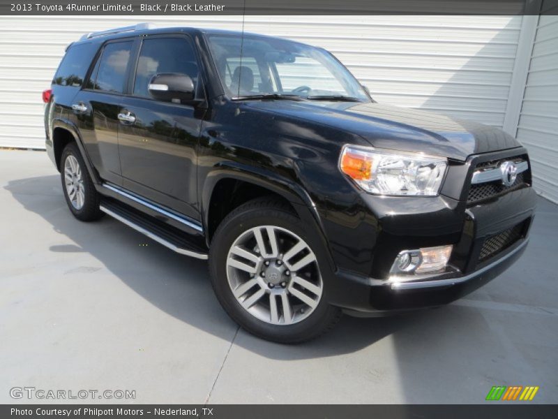 Black / Black Leather 2013 Toyota 4Runner Limited