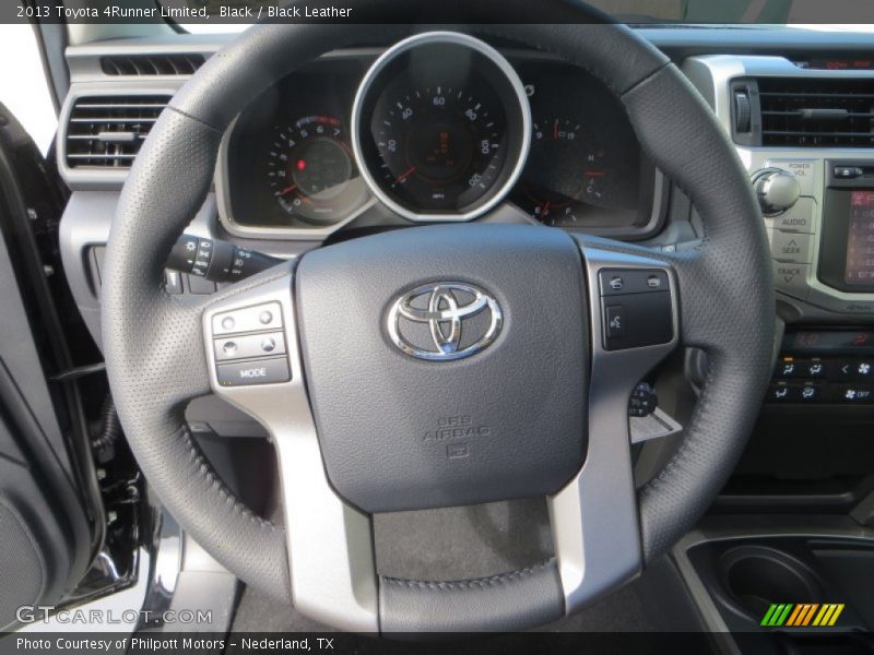 Black / Black Leather 2013 Toyota 4Runner Limited