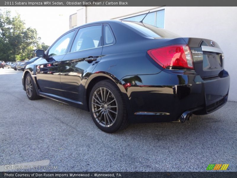 Obsidian Black Pearl / Carbon Black 2011 Subaru Impreza WRX Sedan