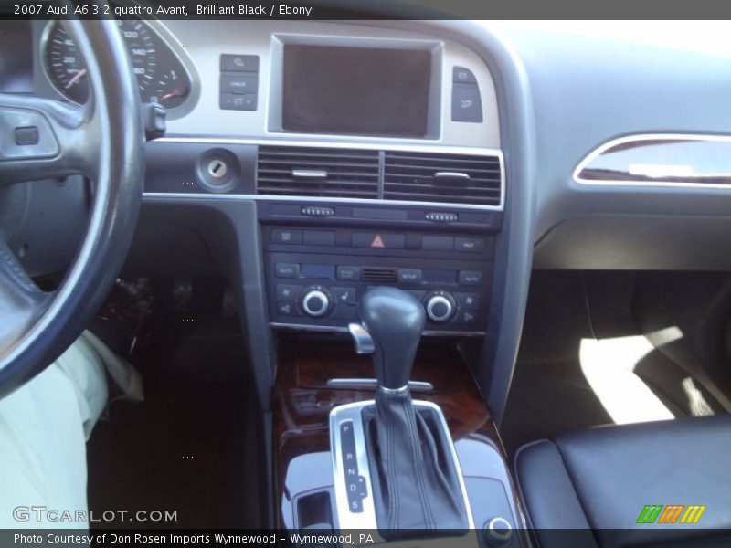 Brilliant Black / Ebony 2007 Audi A6 3.2 quattro Avant