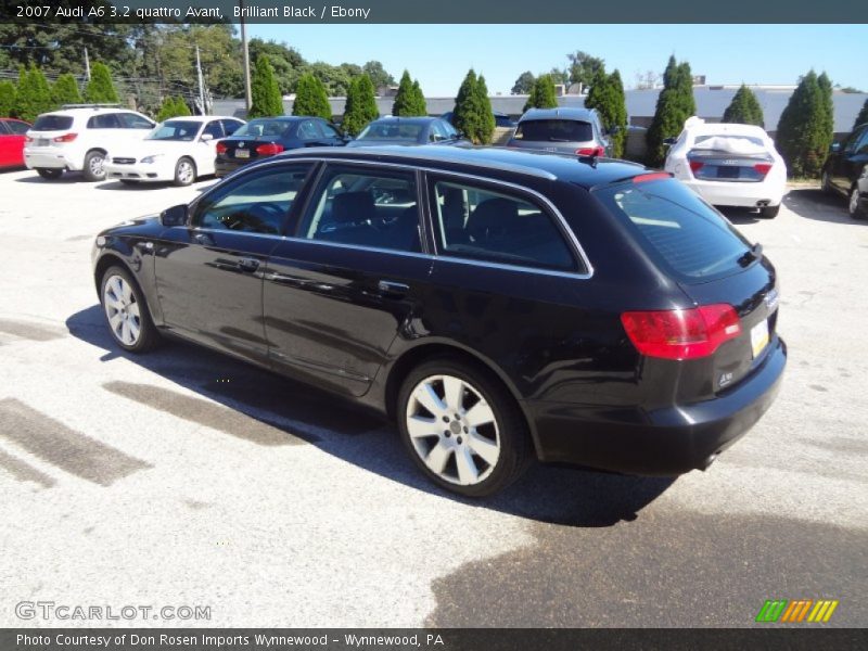 Brilliant Black / Ebony 2007 Audi A6 3.2 quattro Avant