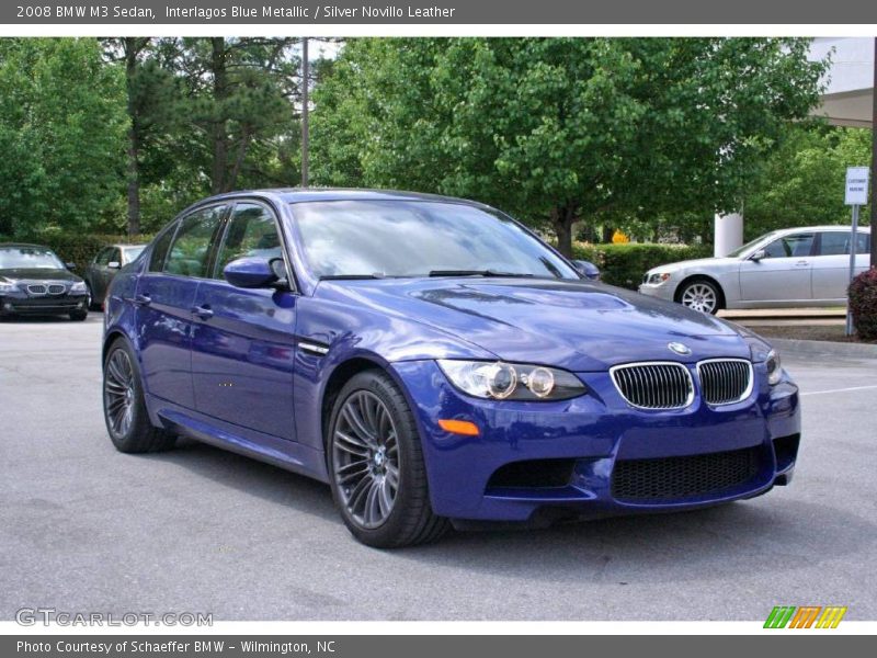Interlagos Blue Metallic / Silver Novillo Leather 2008 BMW M3 Sedan