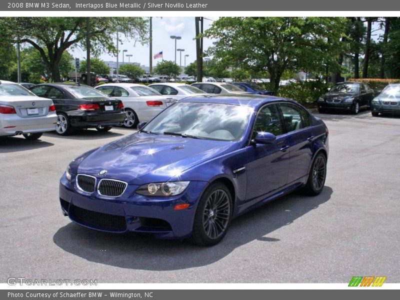 Interlagos Blue Metallic / Silver Novillo Leather 2008 BMW M3 Sedan