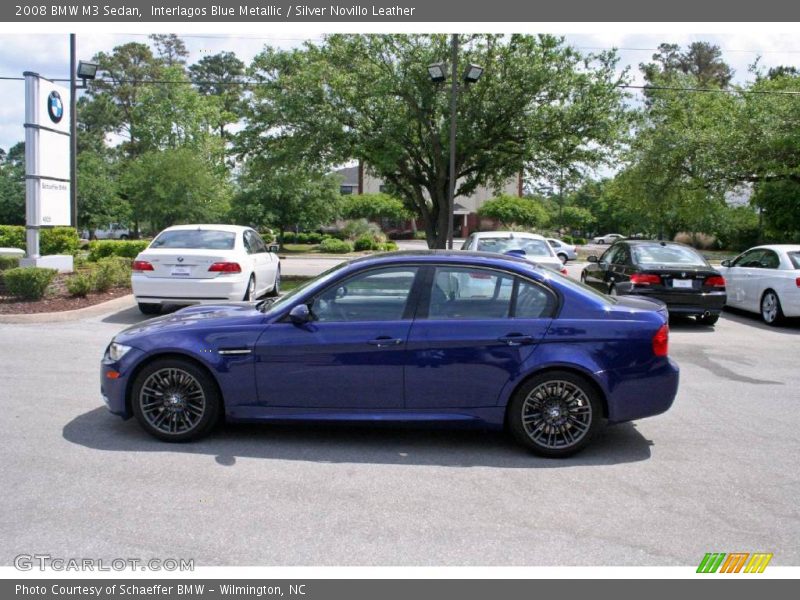 Interlagos Blue Metallic / Silver Novillo Leather 2008 BMW M3 Sedan
