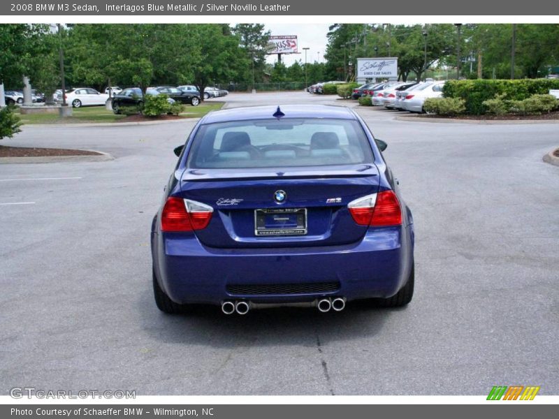 Interlagos Blue Metallic / Silver Novillo Leather 2008 BMW M3 Sedan