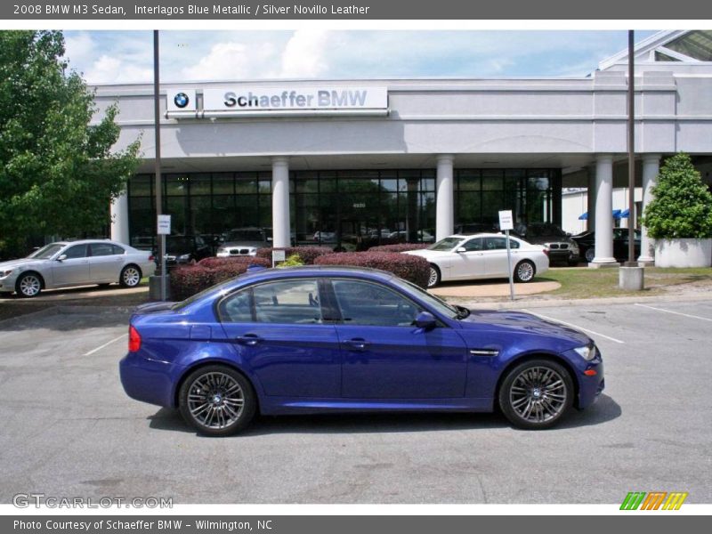 Interlagos Blue Metallic / Silver Novillo Leather 2008 BMW M3 Sedan
