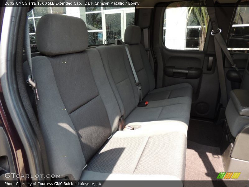 Dark Crimson Metallic / Ebony 2009 GMC Sierra 1500 SLE Extended Cab