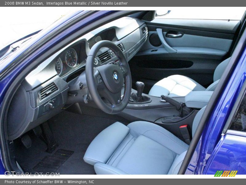 Interlagos Blue Metallic / Silver Novillo Leather 2008 BMW M3 Sedan