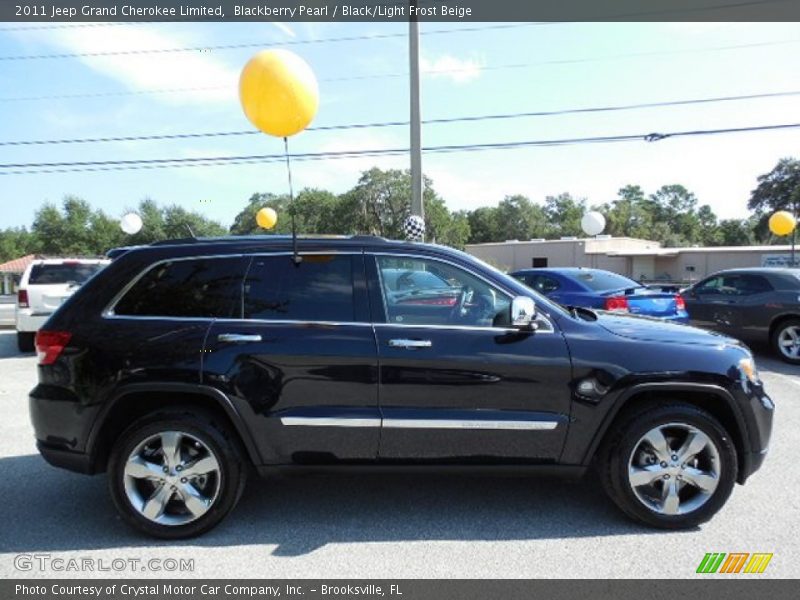 Blackberry Pearl / Black/Light Frost Beige 2011 Jeep Grand Cherokee Limited