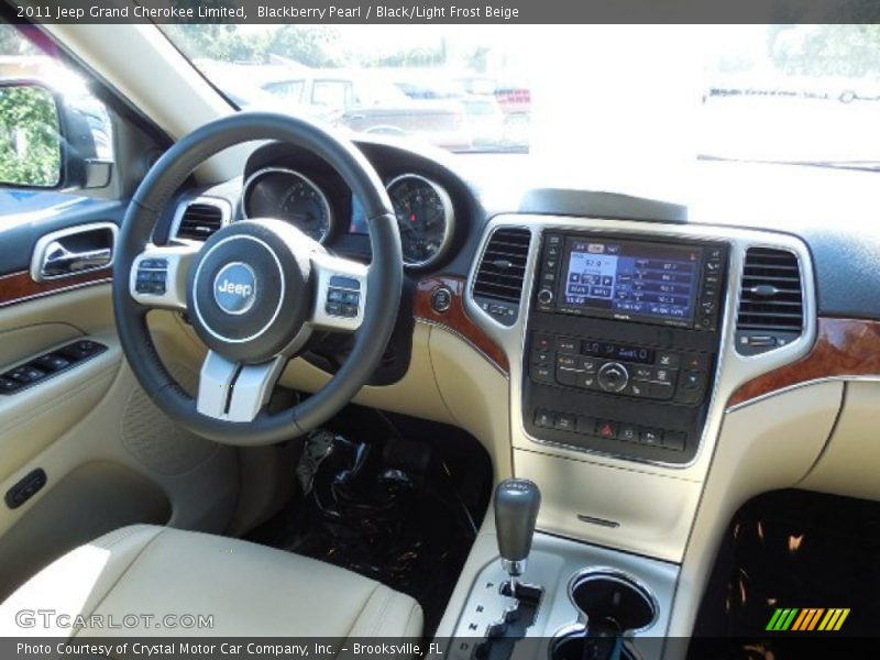 Blackberry Pearl / Black/Light Frost Beige 2011 Jeep Grand Cherokee Limited