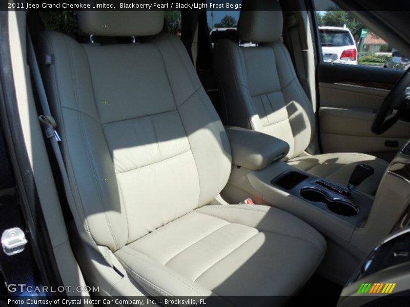 Blackberry Pearl / Black/Light Frost Beige 2011 Jeep Grand Cherokee Limited