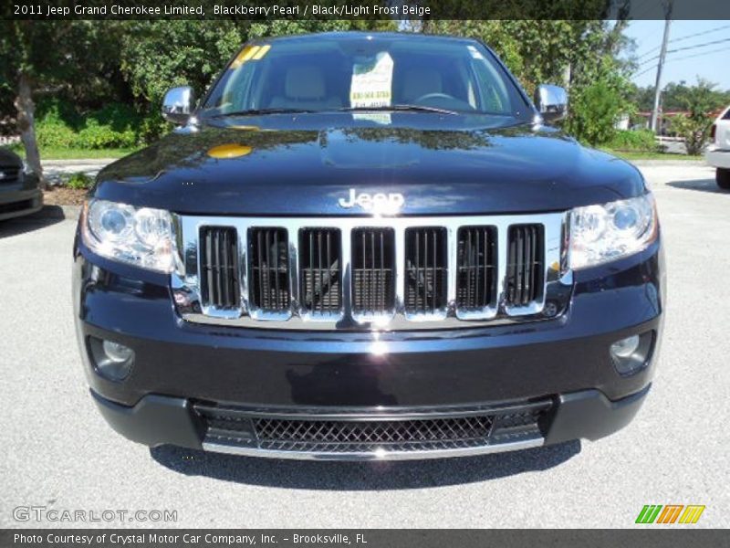 Blackberry Pearl / Black/Light Frost Beige 2011 Jeep Grand Cherokee Limited