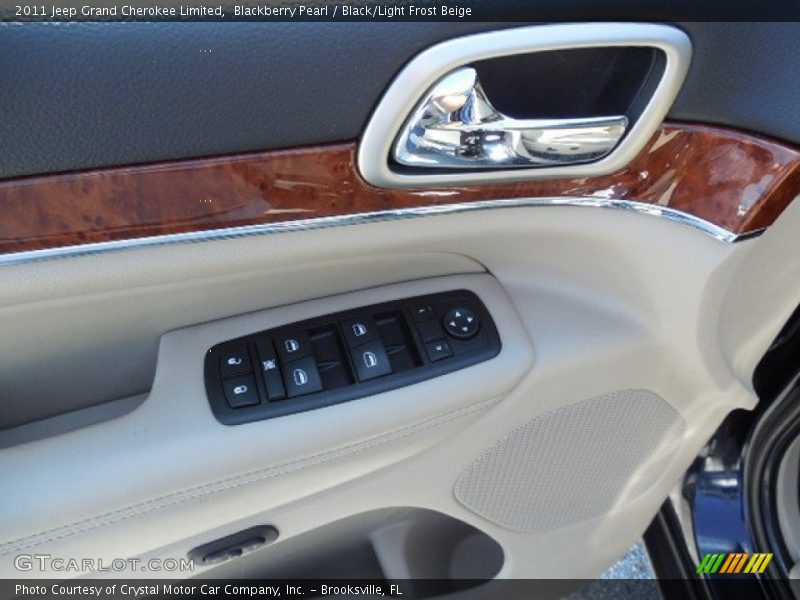 Blackberry Pearl / Black/Light Frost Beige 2011 Jeep Grand Cherokee Limited