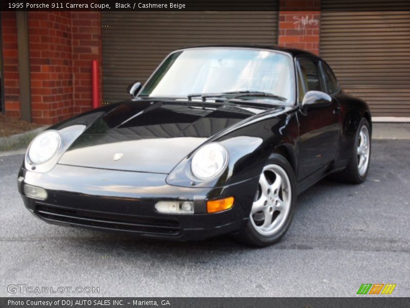Black / Cashmere Beige 1995 Porsche 911 Carrera Coupe
