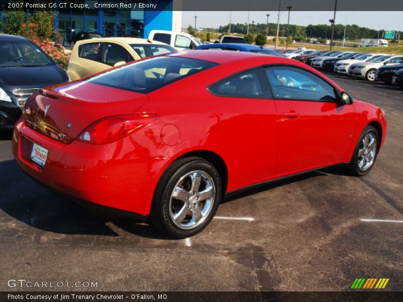 Crimson Red / Ebony 2007 Pontiac G6 GT Coupe