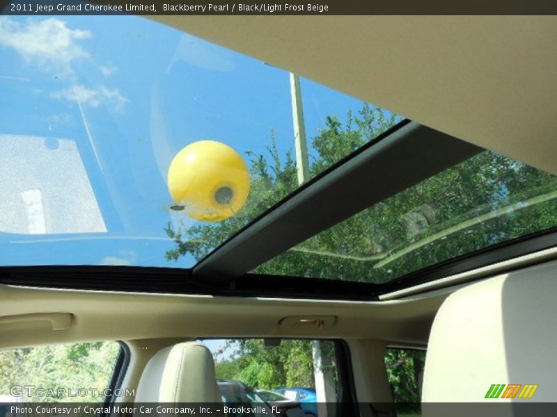 Blackberry Pearl / Black/Light Frost Beige 2011 Jeep Grand Cherokee Limited