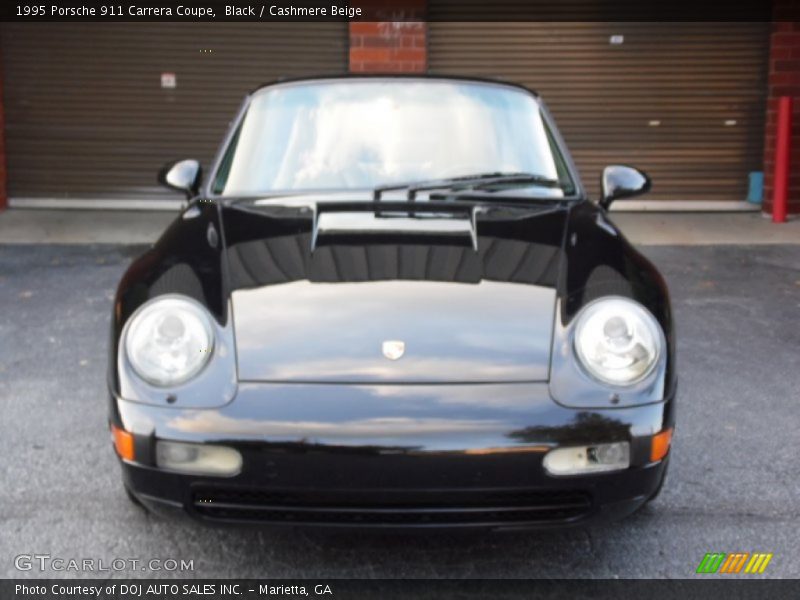 Black / Cashmere Beige 1995 Porsche 911 Carrera Coupe