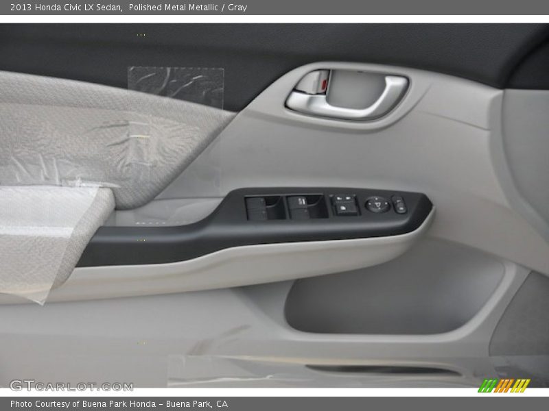 Polished Metal Metallic / Gray 2013 Honda Civic LX Sedan