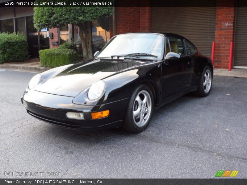 Black / Cashmere Beige 1995 Porsche 911 Carrera Coupe