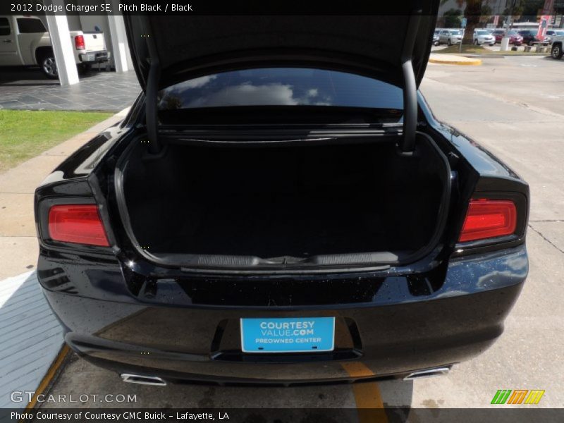 Pitch Black / Black 2012 Dodge Charger SE