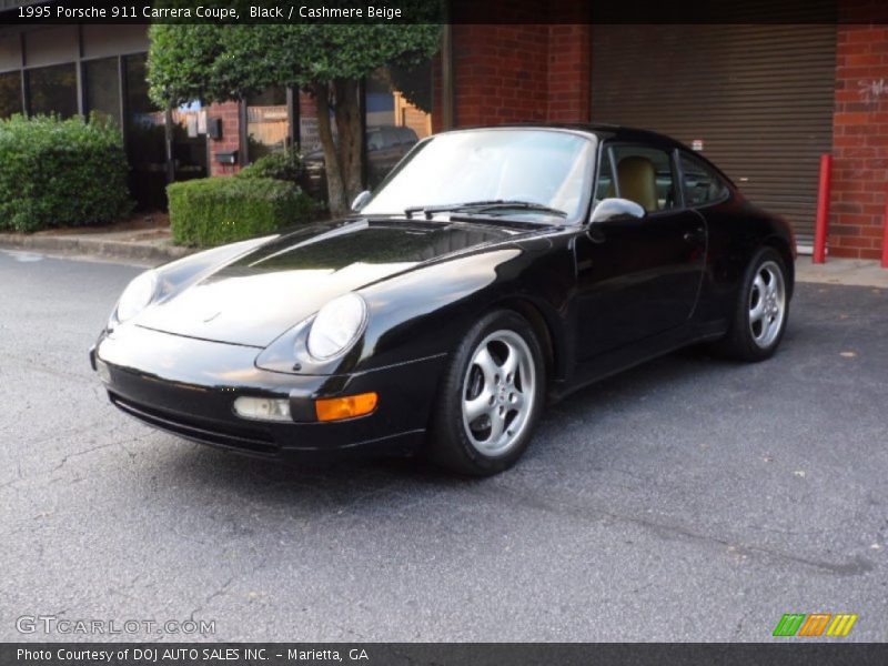Black / Cashmere Beige 1995 Porsche 911 Carrera Coupe