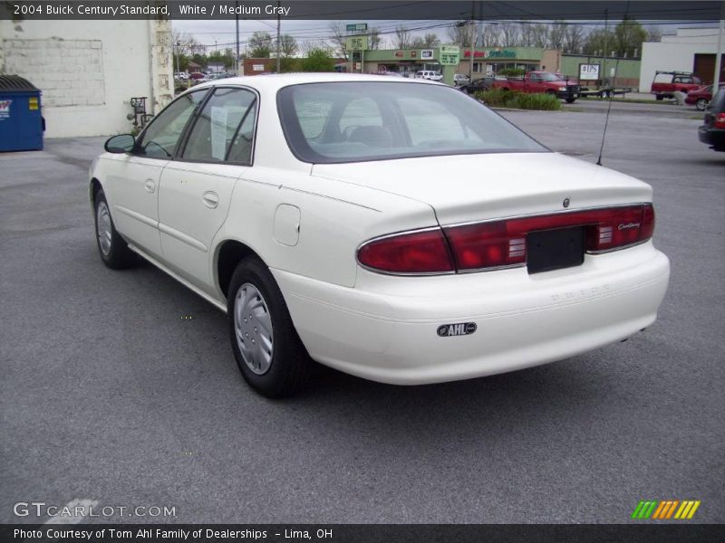 White / Medium Gray 2004 Buick Century Standard