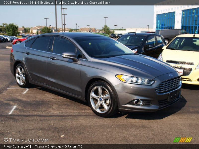 Sterling Gray Metallic / Charcoal Black 2013 Ford Fusion SE 1.6 EcoBoost