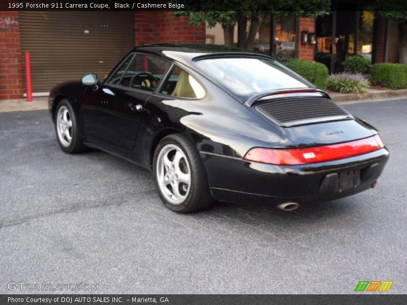 Black / Cashmere Beige 1995 Porsche 911 Carrera Coupe