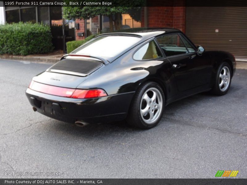 Black / Cashmere Beige 1995 Porsche 911 Carrera Coupe