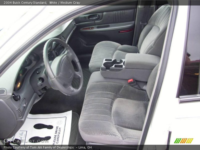 White / Medium Gray 2004 Buick Century Standard