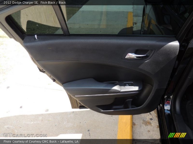 Pitch Black / Black 2012 Dodge Charger SE