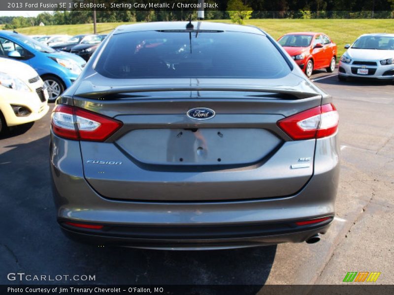 Sterling Gray Metallic / Charcoal Black 2013 Ford Fusion SE 1.6 EcoBoost